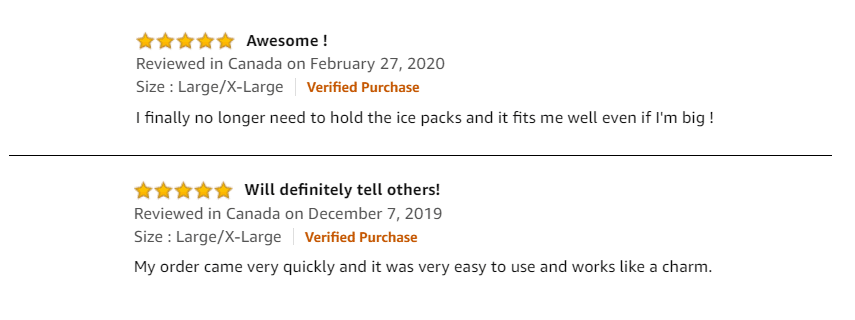 SimplyJnJ Ice Gel Wrap - Amazon Reviews